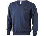 Pullover &#149; Dunkelblau &#149; Logo Silber